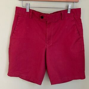 Charles Tyrwhitt linen/cotton blend shorts in red size 32. Very nice!